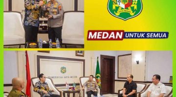 Rico Waas Sambut Kunjungan Kapolrestabes Medan, Bersinergi Atasi Permasalahan Kota