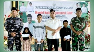 Pemko Lhokseumawe Peringati Maulid Nabi Muhammad SAW di Masjid Agung Islamic Center