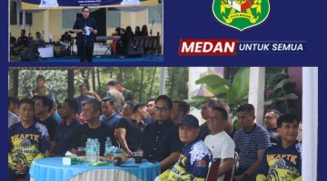 Rico Waas Dan Zakiyuddin Harahap Olahraga bersama DPK IKAPTK Kota Medan, Perkuatan Sinergitas Untuk Membangun Kota