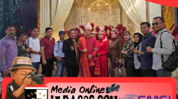 Tim Redaksi MSN & DPC Sopo ATRestorasi Bersatu Kota Medan, Menghadiri Acara Pernikahan Alfin Pasaribu dan Lisa