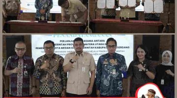 Bersama Gubernur Sumut, Rico Waas Tandatangani Kesepakatan Bersama Kelola Sampah Jadi Energi Program PSEL
