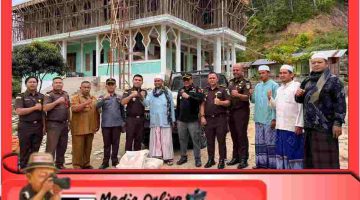Komitmen  Program Adhyaksa Peduli, Kajari Madina Bantu Percepatan Pembangunan Pondok Pesantren Tahfidzul Qur’an