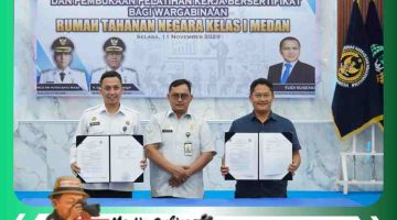 Disnaker Medan dan Rutan Kelas I Medan Jalin Kerja Sama Tingkatkan Keterampilan Warga Binaan.