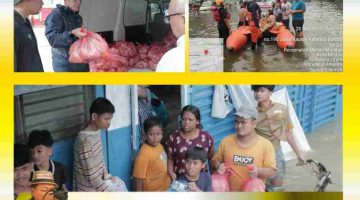 Pemko Medan Salurkan Makanan untuk Korban Banjir di Medan Barat.