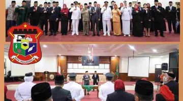 Wali Kota Tanjungbalai Lantik Pejabat Tinggi Pratama, Administrator, Pengawas dan Kepala Puskemas