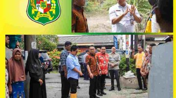 Pinggiran Sungai Deli Yang Tergerus di Tinjau Zakiyuddin Harahap, Minta Segera Dibangun Bronjong