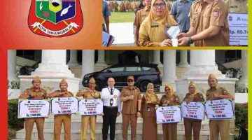 Wakil Wali Kota Tanjungbalai Pimpinan Apel Pemerintahan, Serahkan Sejumlah Bantuan CSR dari PT Inalum dan PT Bank Sumut Juga Penghargaan Kontribusi PBB-P2