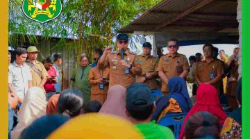 Tanggul Medan Labuhan Jebol di Tinjau Rico Waas, Langsung Perbaikan Dilakukan Sepanjang Satu Kilometer.