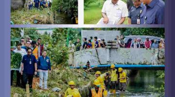 Rico Waas Susuri Sungai Batuan, Temukan Penyempitan Pemicu Banjir.