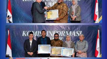Bawaslu Tanjungbalai Terima Penghargaan KI Sumut Award 2025