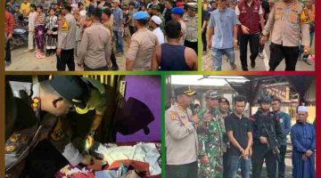 Tim Gabungan Melaksanakan Operasi Penggeledahan dan Penggerebekan Narkoba di Desa Singkuang I dan II