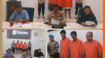 Aksi Brutal Bakar Mapolsek Muara Batang Gadis Berujung Penetapan Tiga Tersangka