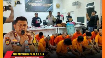 Polres Madina Tancap Gas Berantas Narkoba, 18 Kasus Terungkap dalam Dua Bulan