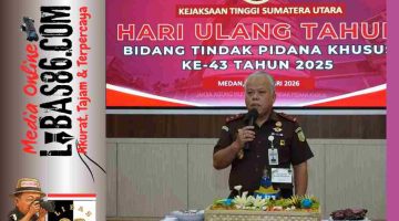 HUT Ke-43 Pidsus Kejaksaan RI, Kajati Sumut Tegaskan Komitmen Pemberantasan Korupsi Berbasis Profesionalisme dan Integritas.