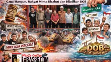 Medan Utara “Mosi Tidak Percaya” Pemko Medan: Gagal Bangun, Rakyat Minta Dicabut dan Dijadikan DOB