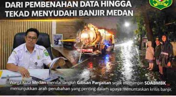 Gibson Panjaitan: Dari Pembenahan Data hingga Tekad Menyudahi Banjir Medan.