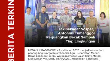 Tak Sekadar Sosper, Antonius Tumanggor Perjuangkan Becak Sampah Tiap Lingkungan