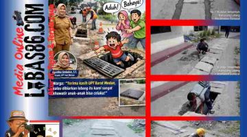 Laporan Warga Jalan Istiqomah Ditindak Cepat, UPT Barat Medan Tutup Drainase Jebol Demi Keselamatan Anak-anak