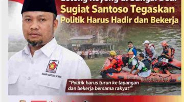 Gotong Royong di Sungai Deli: Sugiat Santoso Tegaskan Politik Harus Hadir dan Bekerja