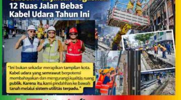 Medan Menata Wajah Kota: Gibson Panjaitan Tegaskan 12 Ruas Jalan Bebas Kabel Udara Tahun Ini