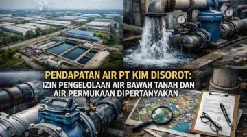Pendapatan Air PT KIM Disorot: Izin Pengelolaan Air Bawah Tanah dan Air Permukaan Dipertanyakan