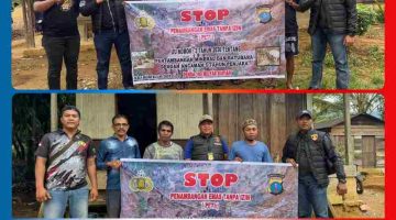 Kapolsek MBG Ipda Samsuri Gaspol Berantas PETI, Warga Diingatkan Dampak Fatal Tambang Ilegal