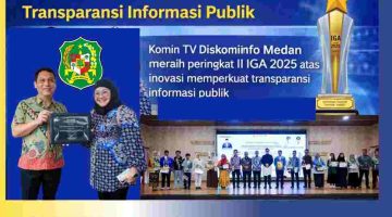 Diskominfo Medan Raih Peringkat II IGA 2025 Lewat Inovasi Komin TV, Perkuat Transparansi Informasi Publik