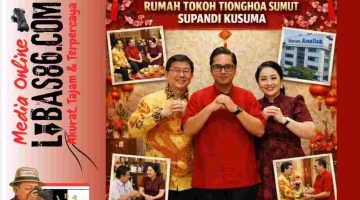Perayaan Imlek 2577, Rico Tri Putra Bayu Waas Didampingi Istri Kunjungi Rumah Tokoh Tionghoa Sumut Supandi Kusuma