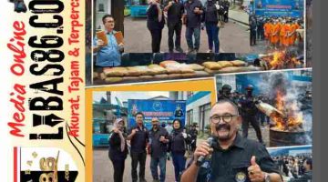 BNNP Sumut Musnahkan 1,1 Kg Sabu dan 204 Kg Ganja, Generasi Anti Narkotika Nasional Medan: Sumut Darurat, Jangan Lagi Tutup Mata