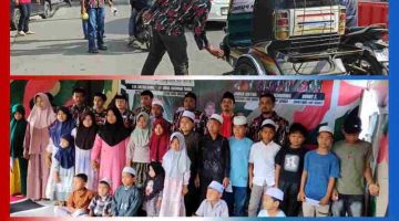 Tebar Berkah Ramadhan, LMP Madina Santuni 39 Anak Yatim dan Bagikan Takjil 
