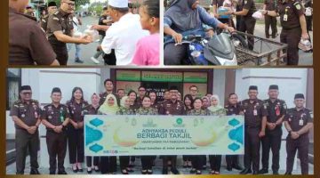 Adhyaksa Peduli, Kejari Mandailing Natal Bagikan Ratusan Takjil kepada Masyarakat