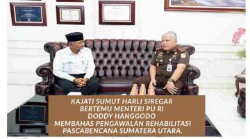Kajati Sumut Harli Siregar Tegaskan Komitmen Kawal Rehabilitasi Pascabencana di Sumatera Utara