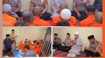 Sentuhan Kemanusiaan di Balik Jeruji, Kapolres Madina Buka Puasa Bersama Tahanan