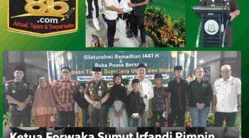 Ketua Forwaka Sumut Irfandi Pimpin Safari Ramadhan, Santuni Anak Yatim Bersama Kajati Sumut