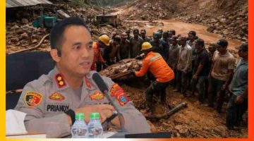 Maut di Lubang PETI Batang Natal, Dua Pekerja Tewas Tertimbun, Penyelidikan Berlanjut