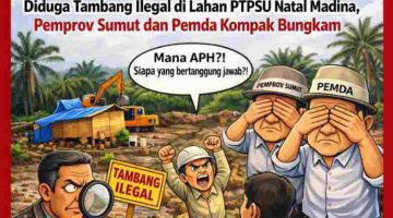 Diduga Tambang Ilegal di Lahan PTPSU Natal Madina, Pemprov Sumut dan Pemda Kompak Bungkam
