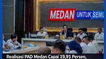Realisasi PAD Medan Capai 19,91 Persen, Rico Waas Genjot Pajak Daerah dan Tunggakan PBB