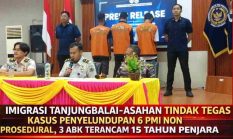 Imigrasi Tanjungbalai-Asahan Tindak Tegas Kasus Penyelundupan 6 PMI Non Prosedural, 3 ABK Terancam 15 Tahun Penjara