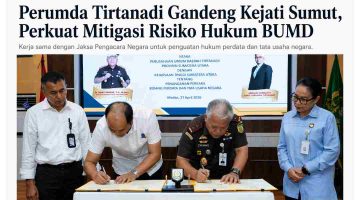 Perumda Tirtanadi Gandeng Kejati Sumut, Perkuat Mitigasi Risiko Hukum di Sektor BUMD