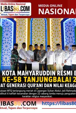 Wali Kota Mahyaruddin Resmi Buka MTQ ke-58 Tanjungbalai 2026, Perkuat Generasi Qur’ani dan Nilai Keagamaan