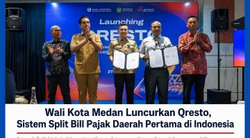 Wali Kota Medan Luncurkan Qresto, Sistem Split Bill Pajak Daerah Pertama di Indonesia