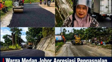 Warga Medan Johor Apresiasi Pengaspalan Jalan Inspeksi Kanal, Kini Mulus dan Bebas Lubang