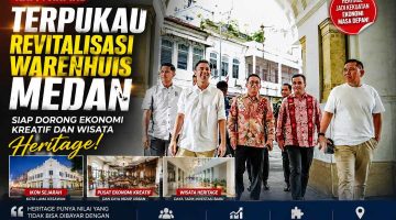 Raffi Ahmad Terpukau Revitalisasi Warenhuis Medan, Siap Dorong Ekonomi Kreatif dan Wisata Heritage