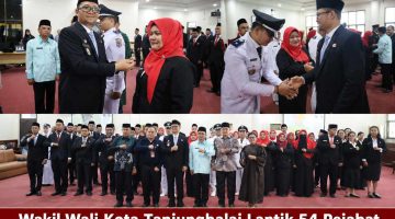 Wakil Wali Kota Tanjungbalai Lantik 54 Pejabat Administrator dan Pengawas di Lingkungan Pemko Tanjungbalai