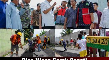Rico Waas Gerak Cepat! Jalan Rusak Parah di Marelan Segera Dibeton, Warga: Akhirnya Ada Bukti Kerja Nyata