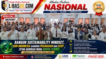 Bangun Sustainability Mindset, USM Indonesia Gandeng Pegadaian dan CCEP Cetak Generasi Muda Green Leader Menuju Indonesia Emas 2045