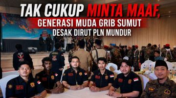 Tak Cukup Minta Maaf, Generasi Muda GRIB Sumut Desak Dirut PLN Mundur
