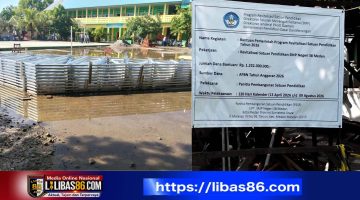 Revitalisasi Rp1,25 Miliar di SMPN 38 Medan Jadi Sorotan, Aktivitas Belajar Berlangsung di Tengah Proyek Konstruksi