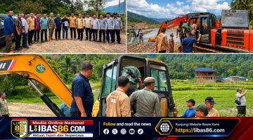 Pemprov Sumut Tindak Tegas PETI di Kotanopan, Excavator dan Sejumlah Barang Bukti Diamankan