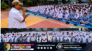 Duta Narkotika GANN Ray Pitty Siregar Guncang MPLS SMAN 13 Medan dengan Edukasi P4GN